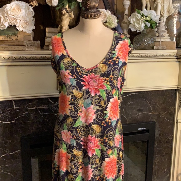 Johnny Was Uptown High Slit Knit Dress 